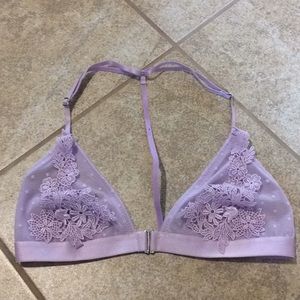 Purple lace bandeau